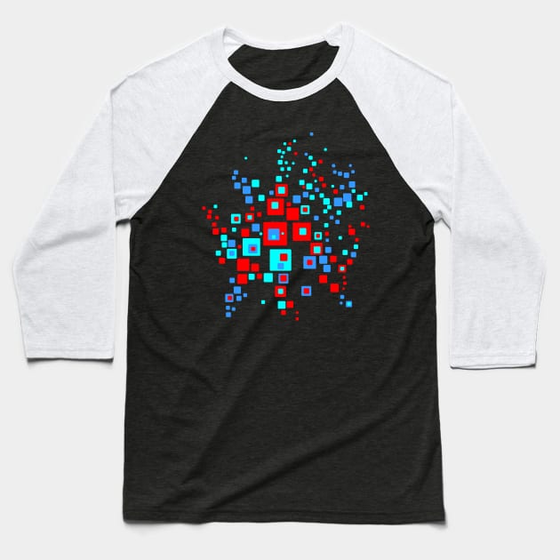 abstract space Baseball T-Shirt by Nikokosmos